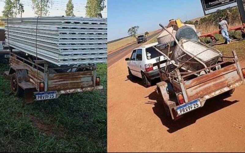 Ilustração da notícia Carretinha furtada em Chapadão do Sul pode estar em Paraíso das Águas